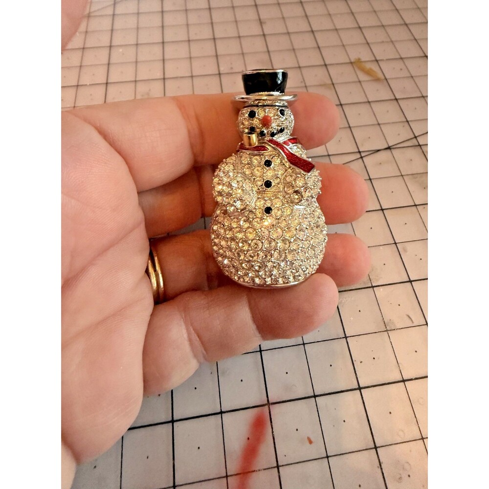 1999 holiday vintage Estée Lauder "Sparkling Snowman" limited-edition collectibl